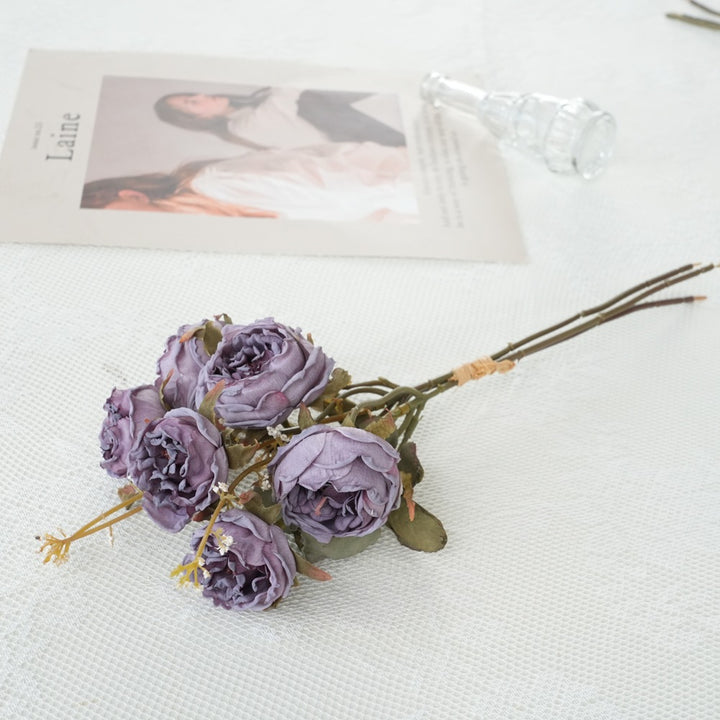Faux Floral Rose Bouquet