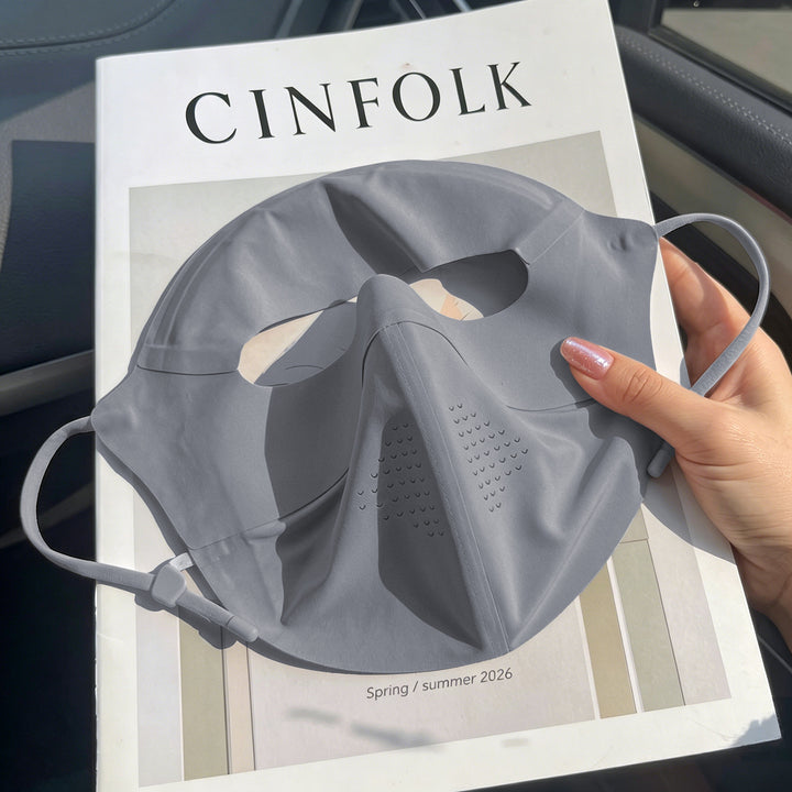 Lightweight Silicone Facial Sculpting Mask with Contoured Chin Lift & Adjustable Ear Straps Kalsten