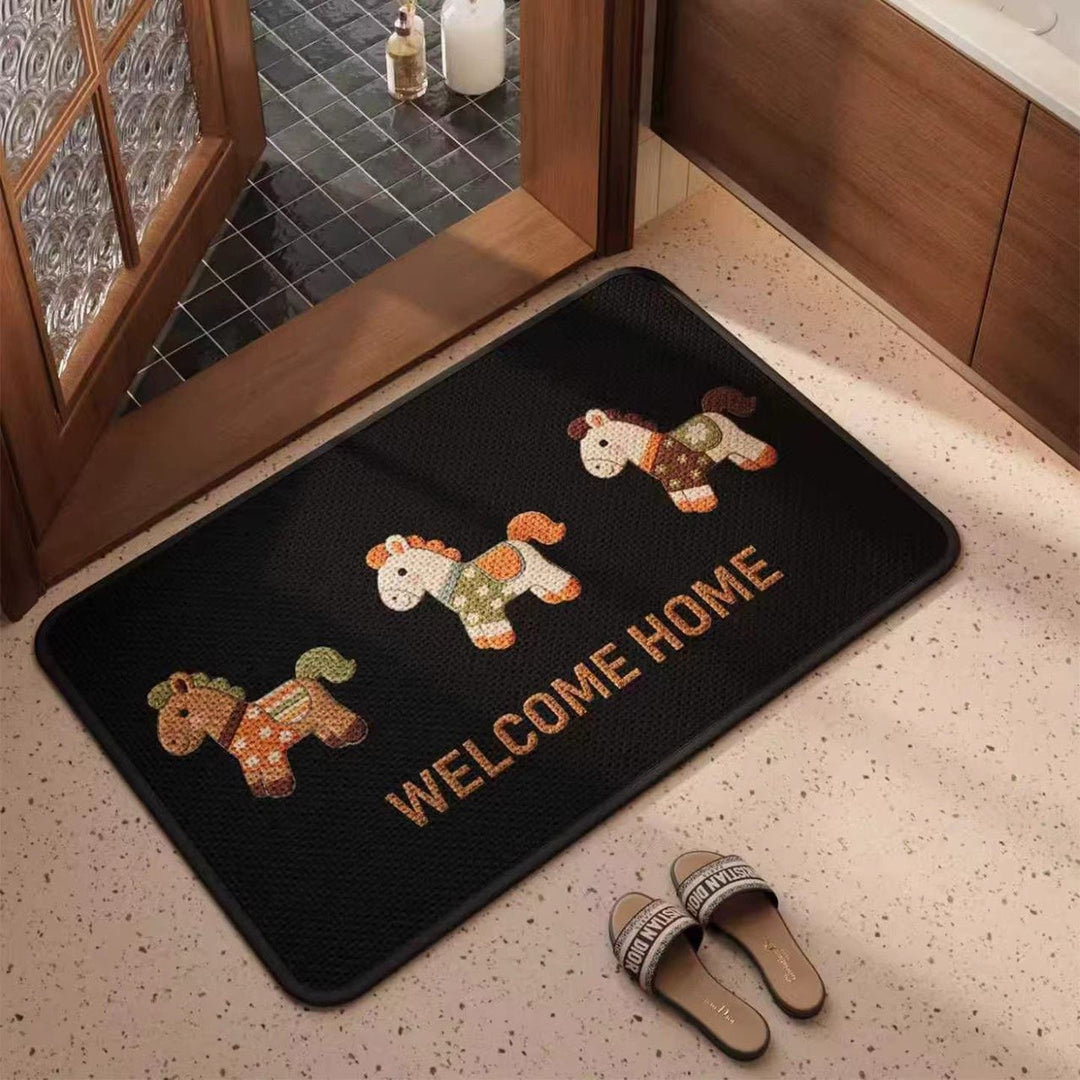 Artistic Decorative Door Mat for Home Entryway