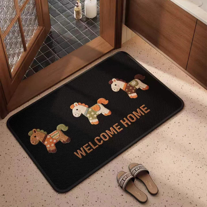 Artistic Decorative Door Mat for Home Entryway