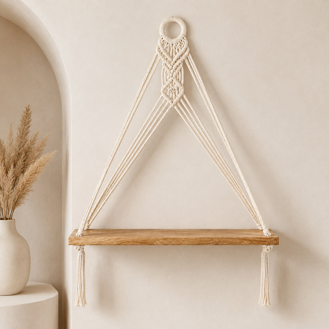 Macrame Wall Shelf Kalsten