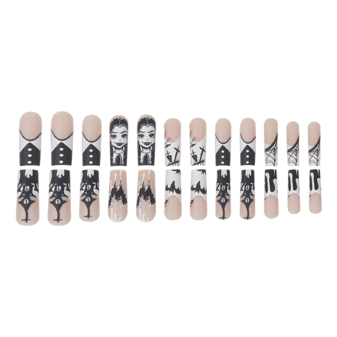 Gothic-Themed Press-On Nails Kalsten