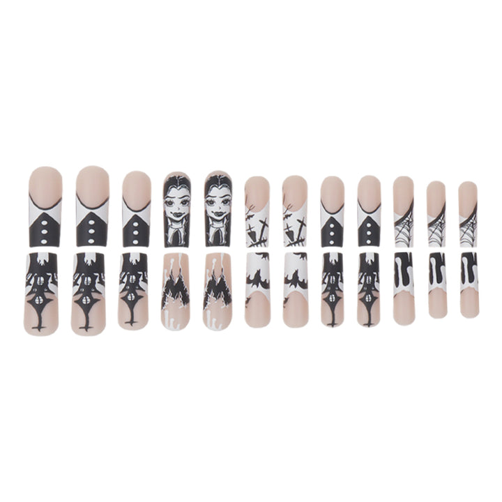 Gothic-Themed Press-On Nails Kalsten