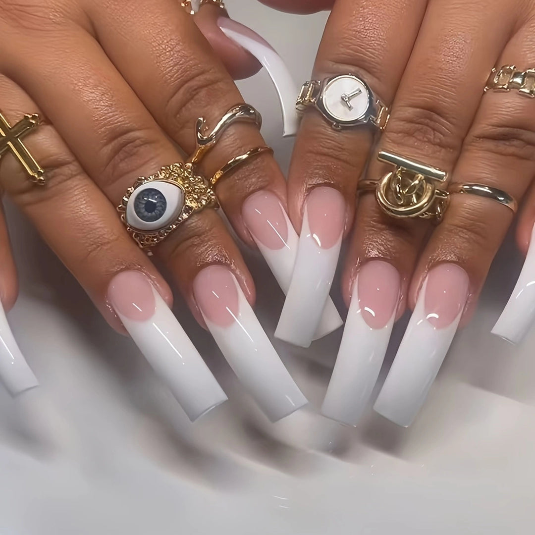Premium Long Acrylic Press-On Nails Kalsten