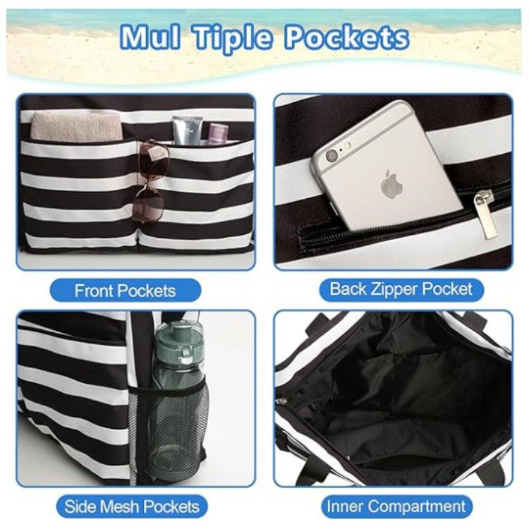 Practical beach bag with multiple compartments Kalsten