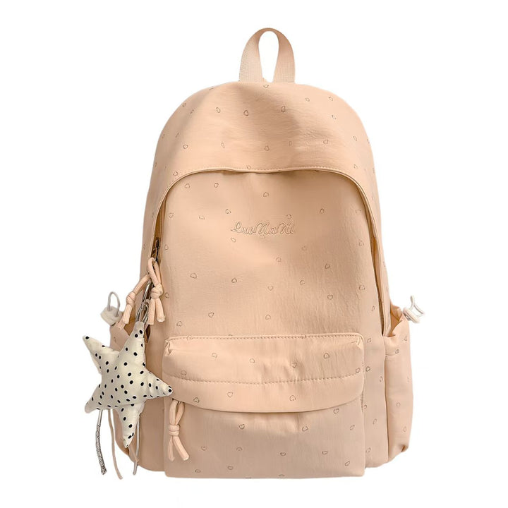 Backpack with Unique Heart Applications and Practical Structure Kalsten