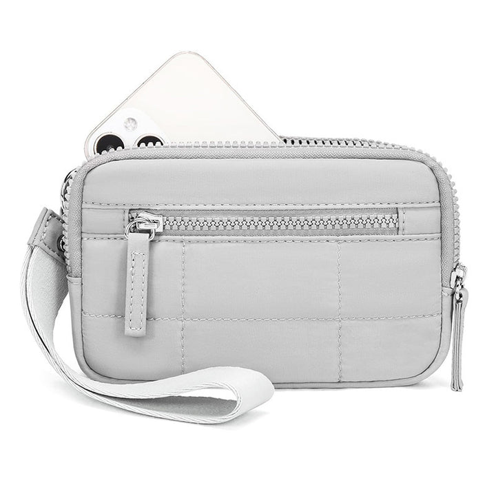 Stylish and Practical Cosmetic Clutch with Removable Carrying Strap Kalsten