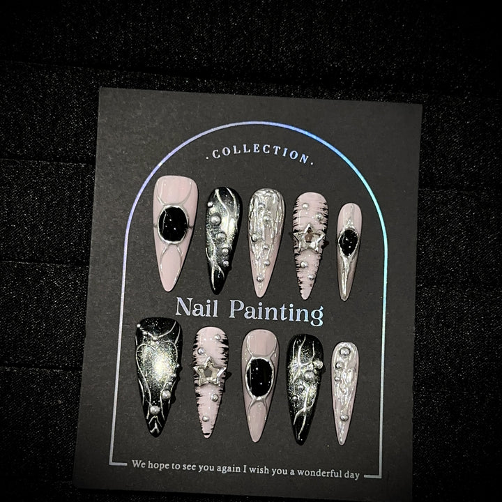 Abstract Art Press-On Nails