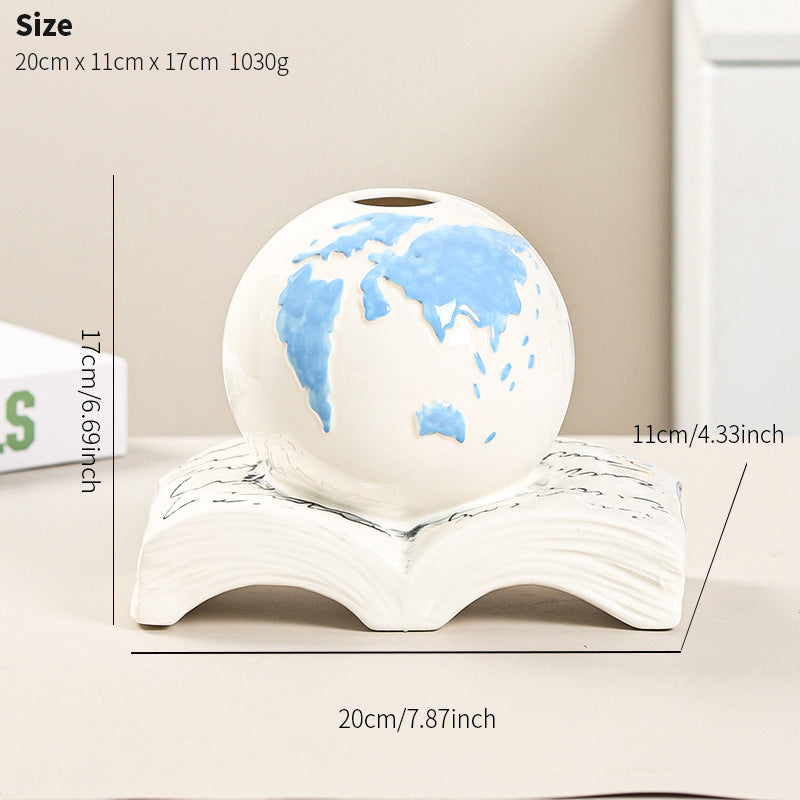 Elegant Ceramic Globe Bank Kalsten