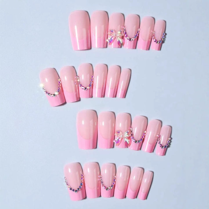 Artificial nail set with elegant decorations Kalsten