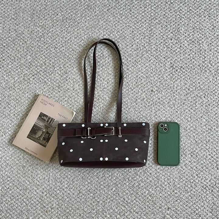 Stylish Polka Dot Shoulder Bag