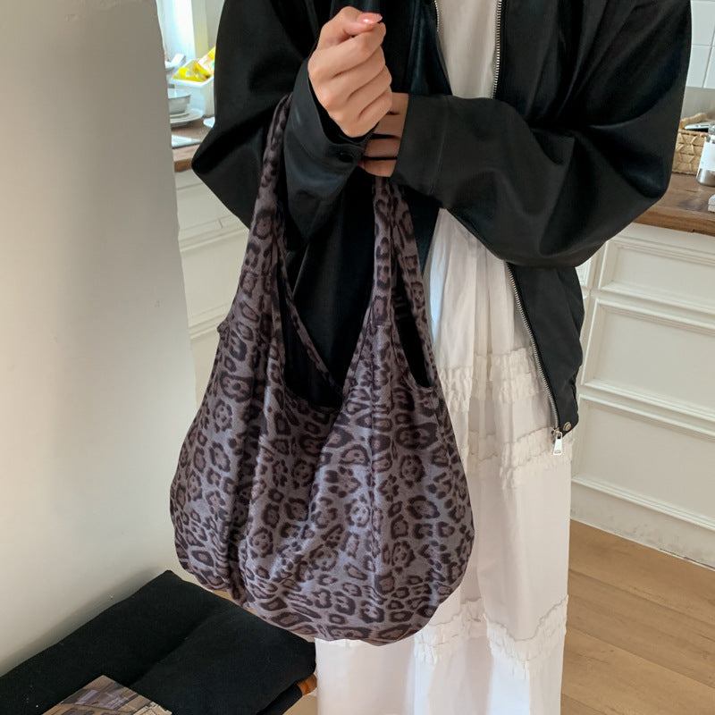 Soft Suede Slouchy Tote Bag
