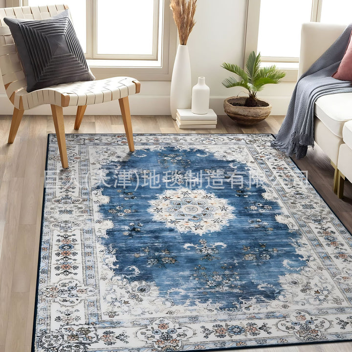 Vintage Floral Design Area Rug
