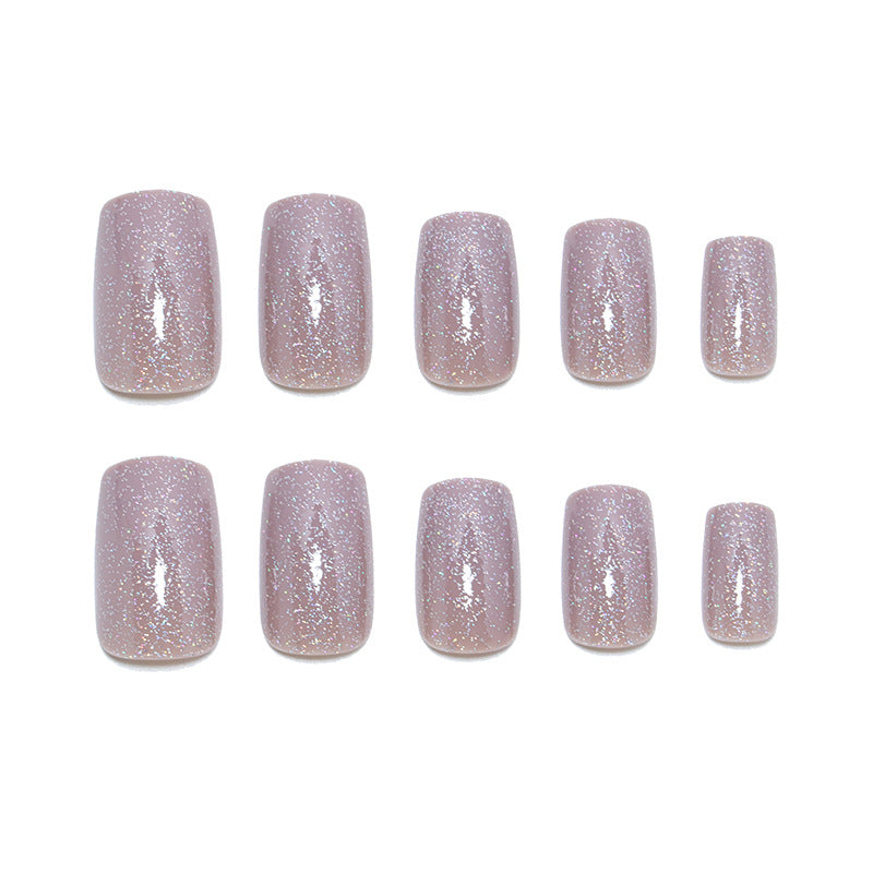 Glamorous Glittering Press-On Nails Kalsten