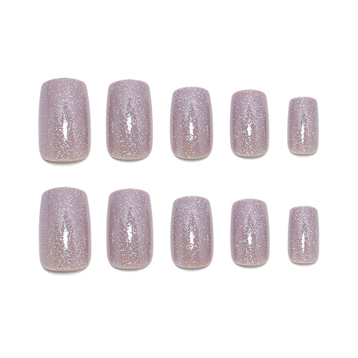 Glamorous Glittering Press-On Nails Kalsten