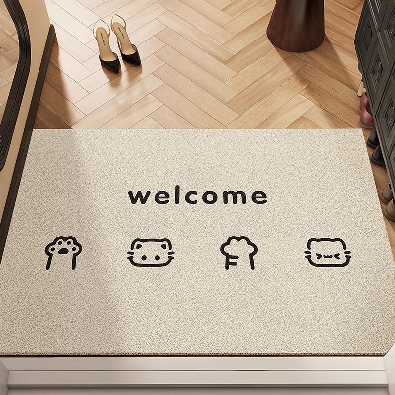 Playful Cartoon Welcome Mat