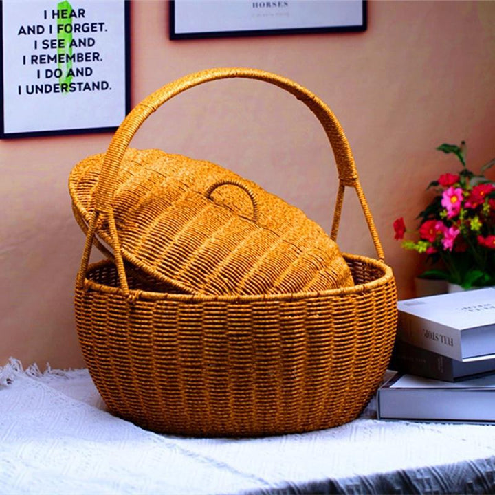 Handmade Woven Storage Basket Kalsten