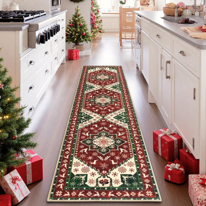 Vintage-Inspired Geometric Area Rug