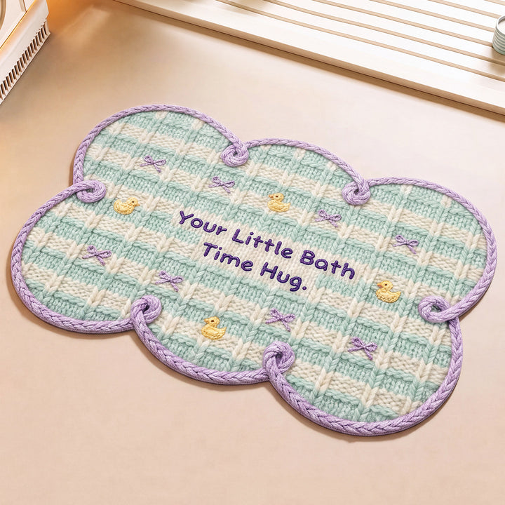Cloud-Shaped Decorative Bath Mat
