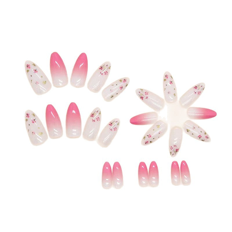 Floral Ombre Press-On Nails Set Kalsten