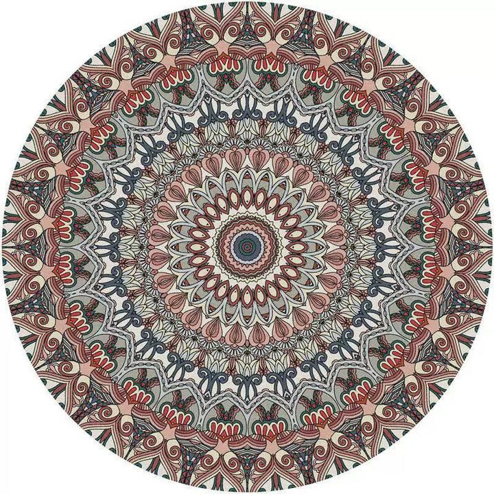 Round Vintage Area Rug