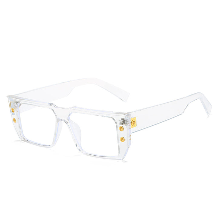 Women's fashionable clear glasses with golden accents Kalsten