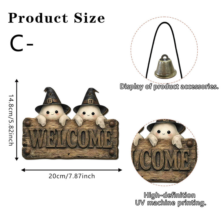 Creepy Welcome Sign Decor Kalsten