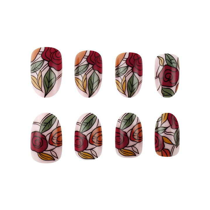 Floral Design Nail Art Set Kalsten