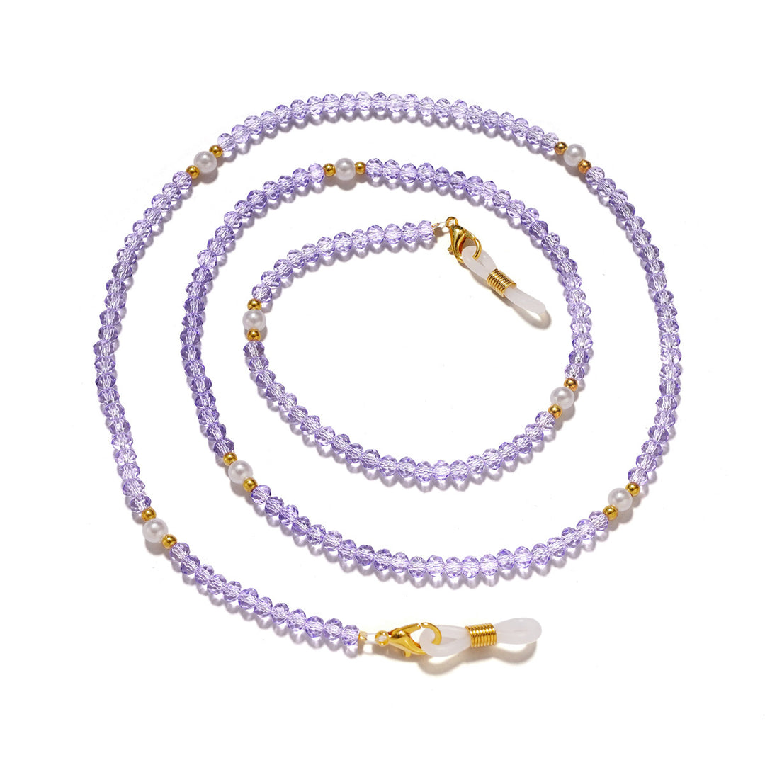 Elegant Crystal Beaded Eyewear Chain Kalsten