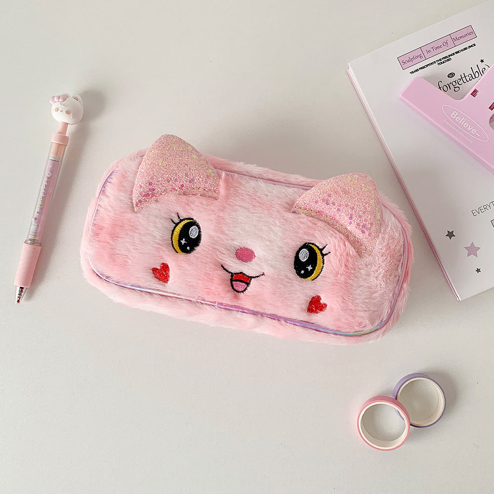 Plush Animal-Themed Pencil Case Kalsten