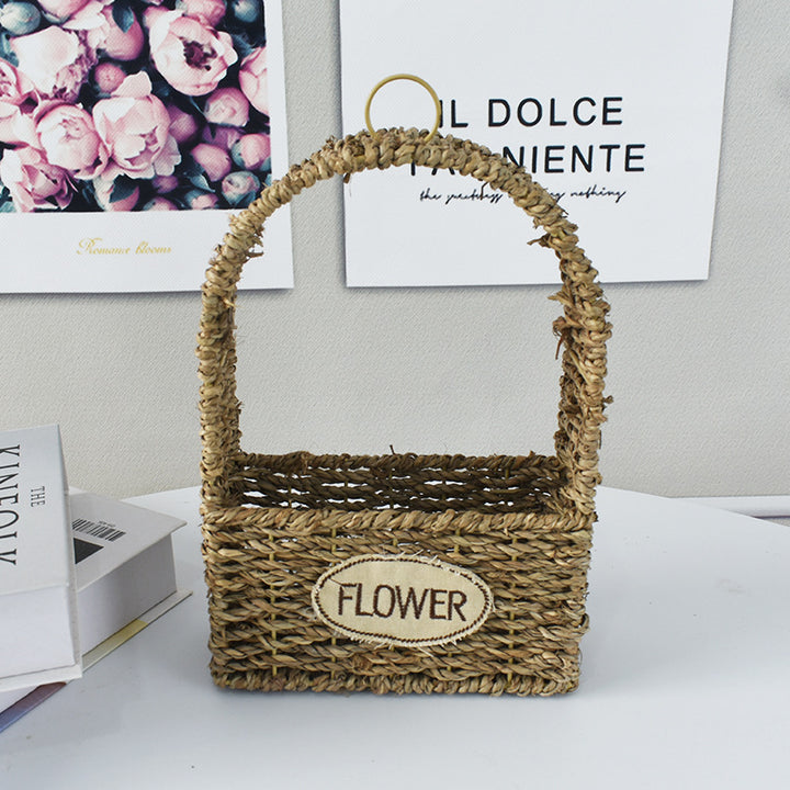 Handwoven Decorative Flower Basket Kalsten