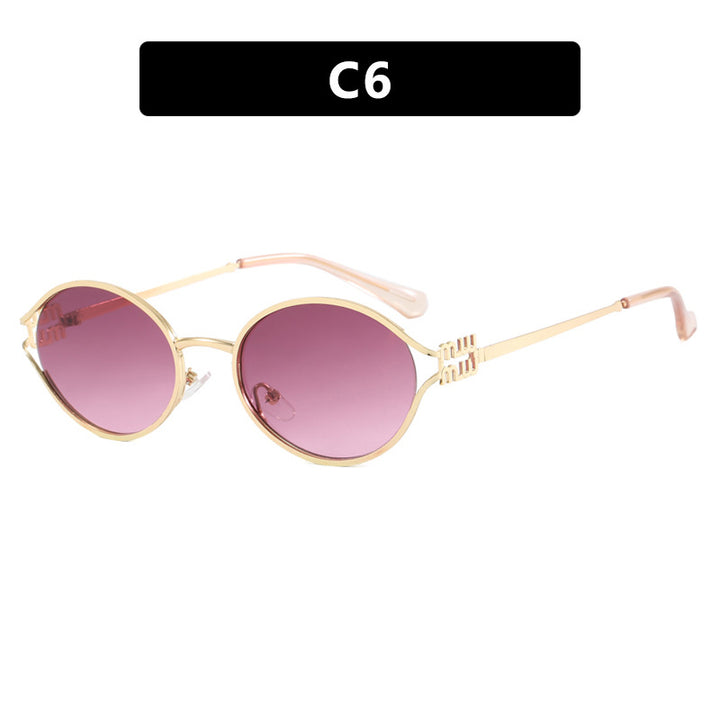 Ladies elegant oval sunglasses Kalsten