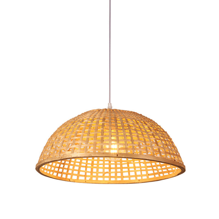 Woven Bamboo Ceiling Lamp