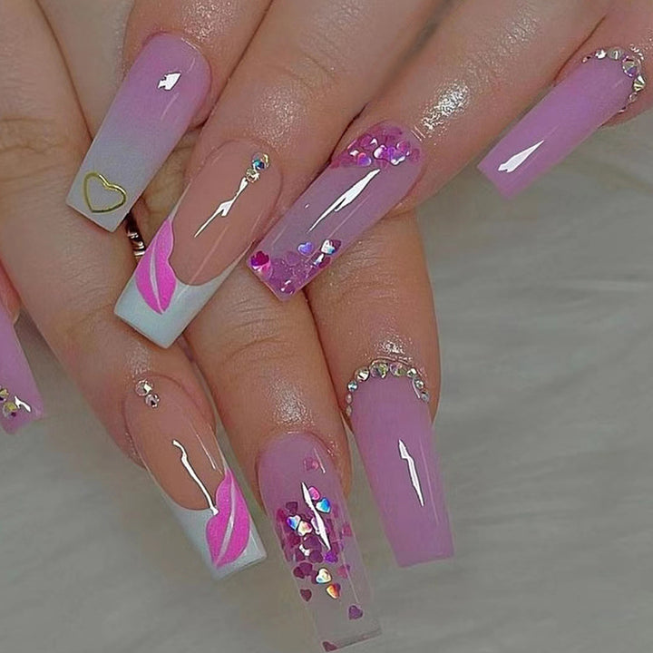 Decorative Press-On Nail Art Set Kalsten