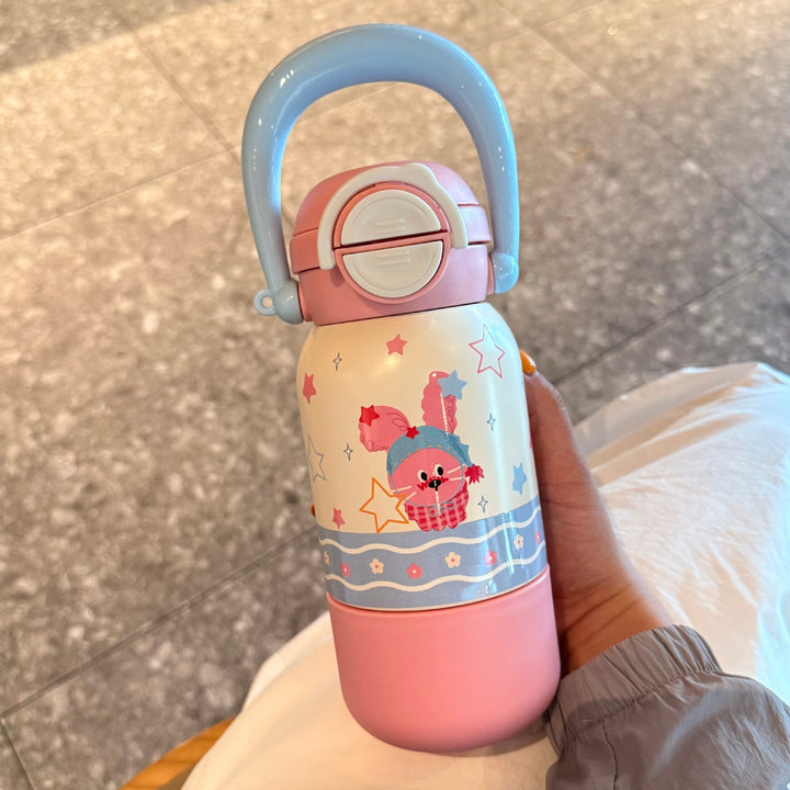Women's water bottle with interactive animal design Kalsten