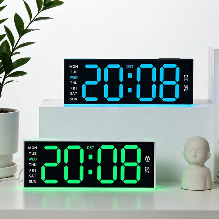 Digital alarm clock with large LED display and dual alarm function Kalsten