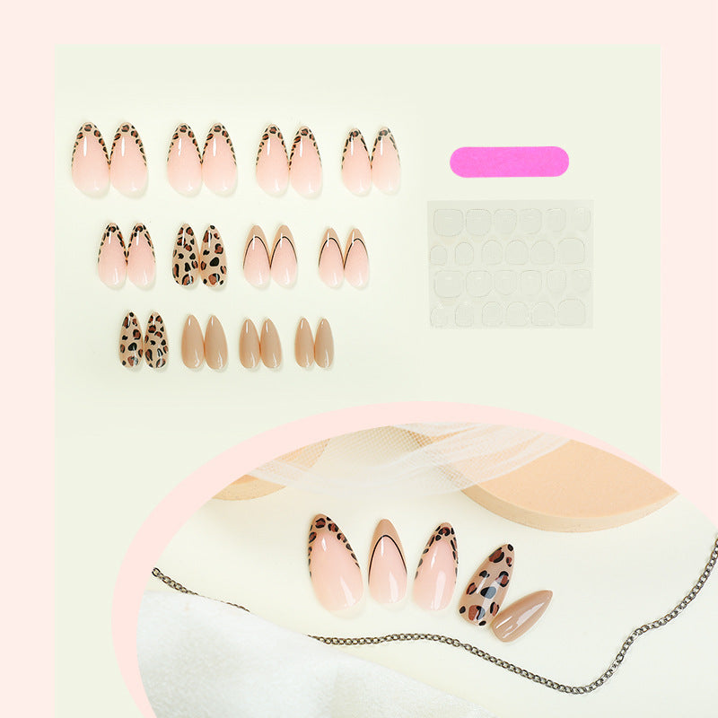 Decorative Leopard Print Press-On Nails kalsten