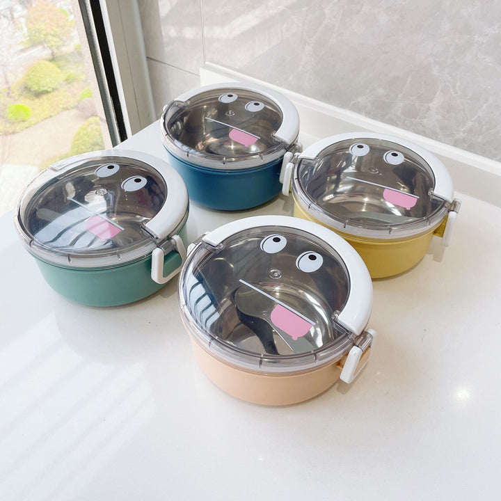 Playful Face Design Food Storage