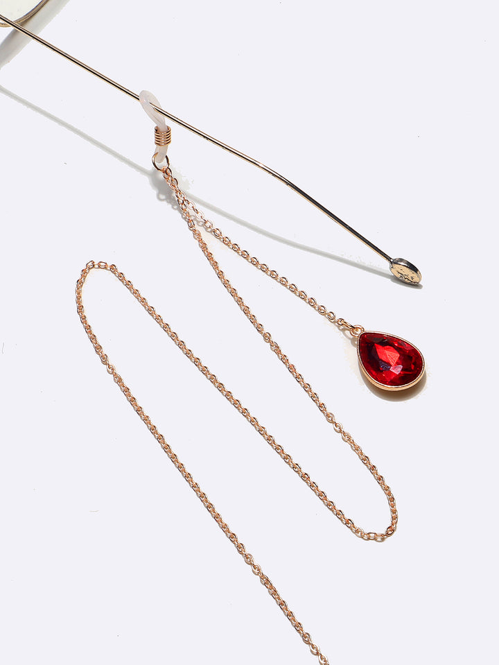 Elegant Teardrop Eyewear Chain Kalsten