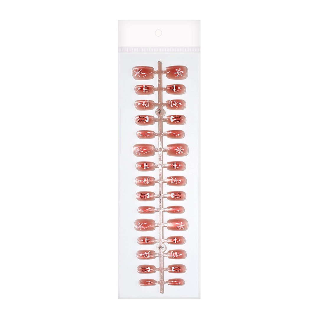 Holiday-Themed Press-On Nail Set Kalsten