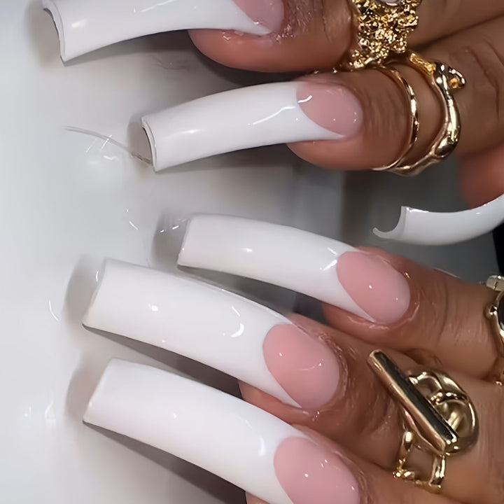 Premium French Tip Press-On Nails Kalsten