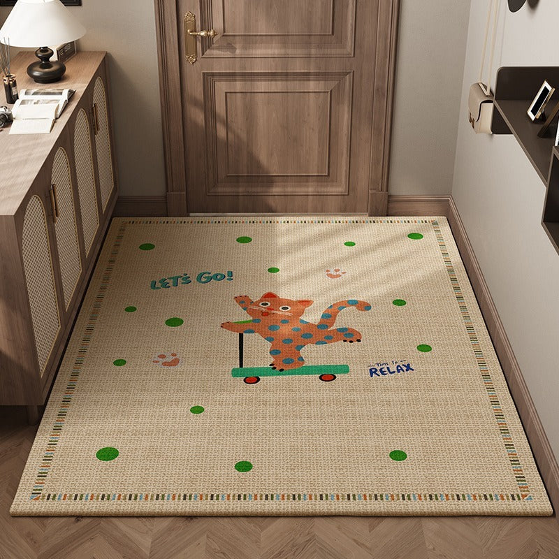Astronaut-Themed Decorative Area Rug Kalsten