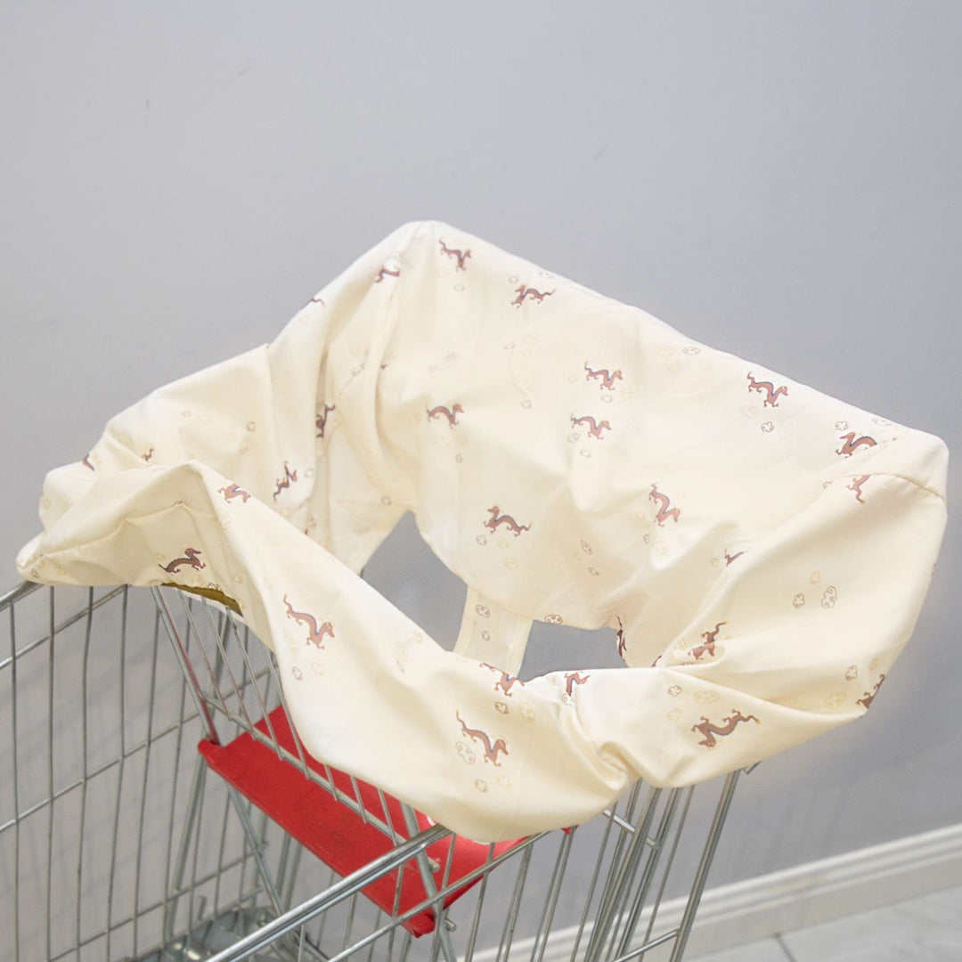 Padded Shopping Cart and High Chair Seat Liner Cover