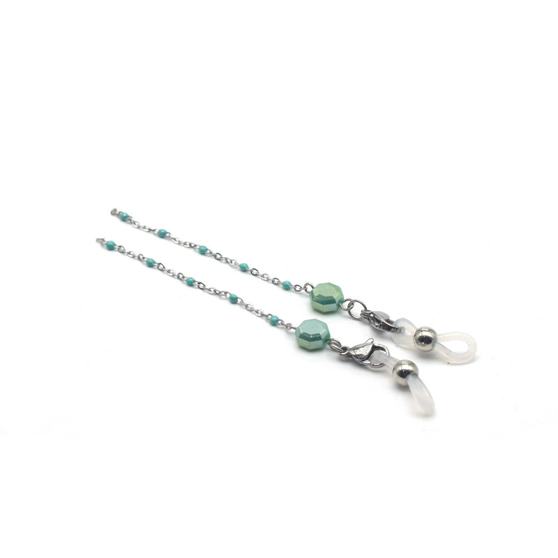 Decorative Chain Necklace with Beaded Accents Kalsten