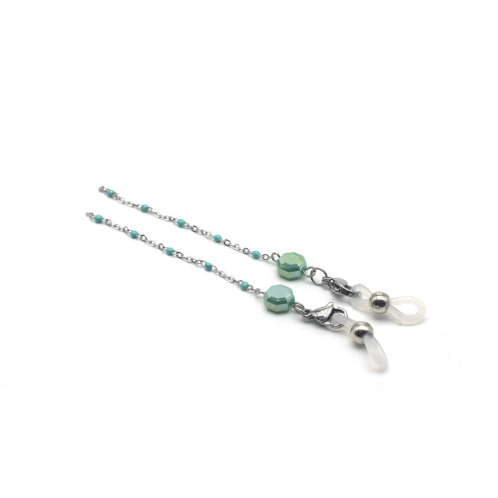 Decorative Chain Necklace with Beaded Accents Kalsten