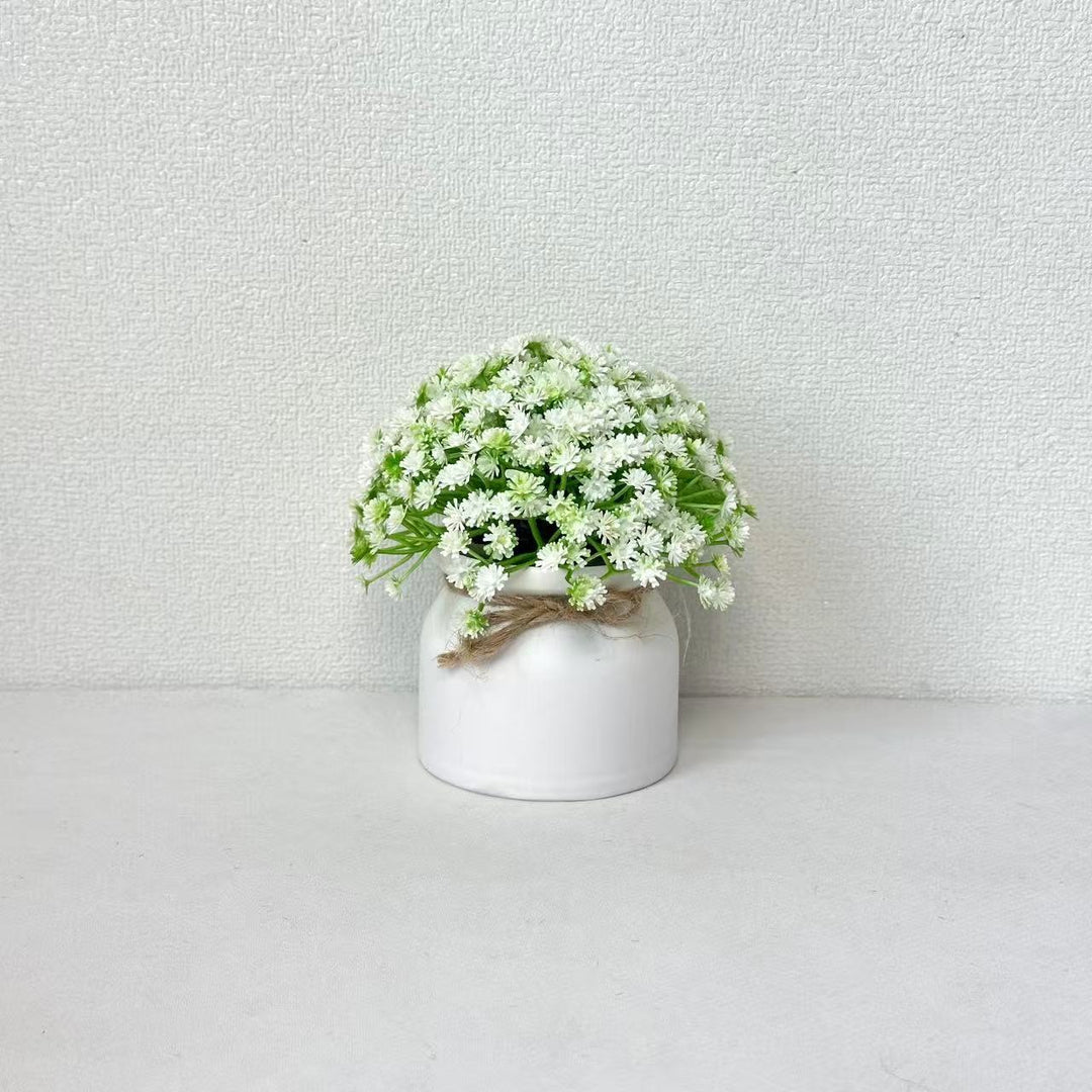 Lifelike Purple Floral Arrangement