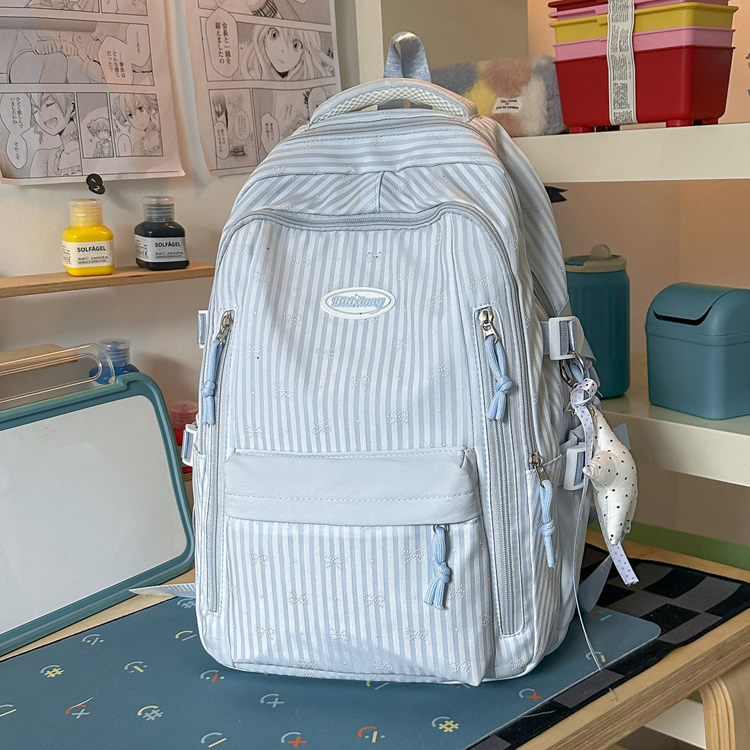 Stylish Striped Backpack Kalsten