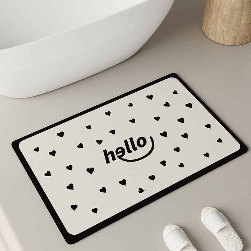 Patterned Bath Mat Kalsten