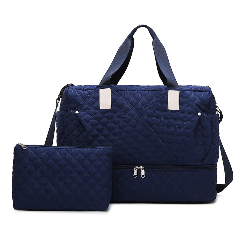Quilted Multitasking Travel Duffle Bag Kalsten