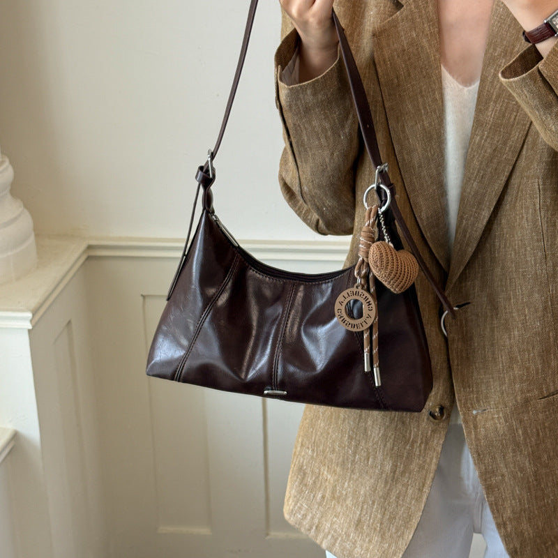 Luxurious Soft Leather Shoulder Bag Kalsten